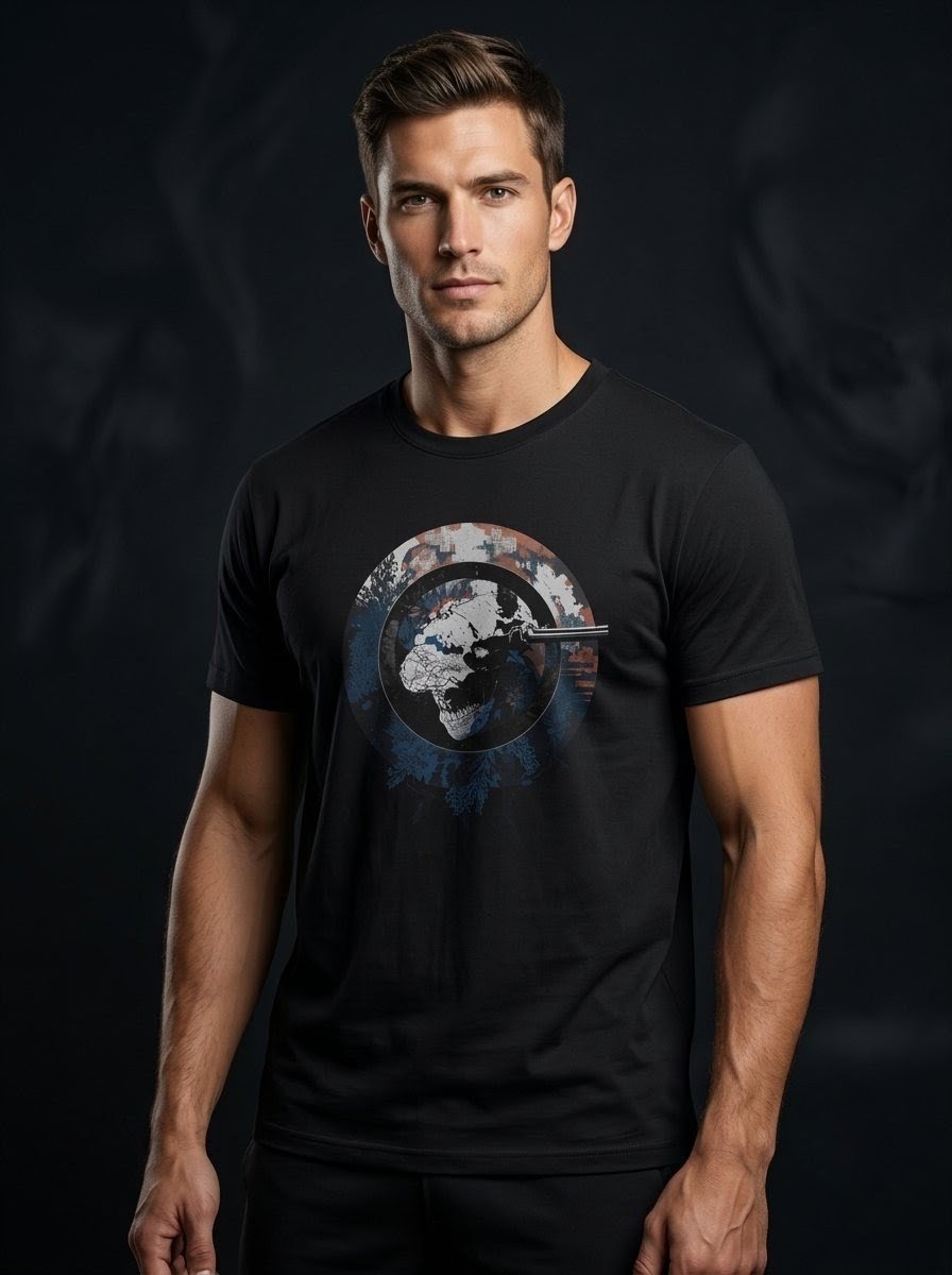 "World Within — Chaos Meets Art" Das Fashion | 180 GSM Premium Cotton | Bio Wash | Round Neck