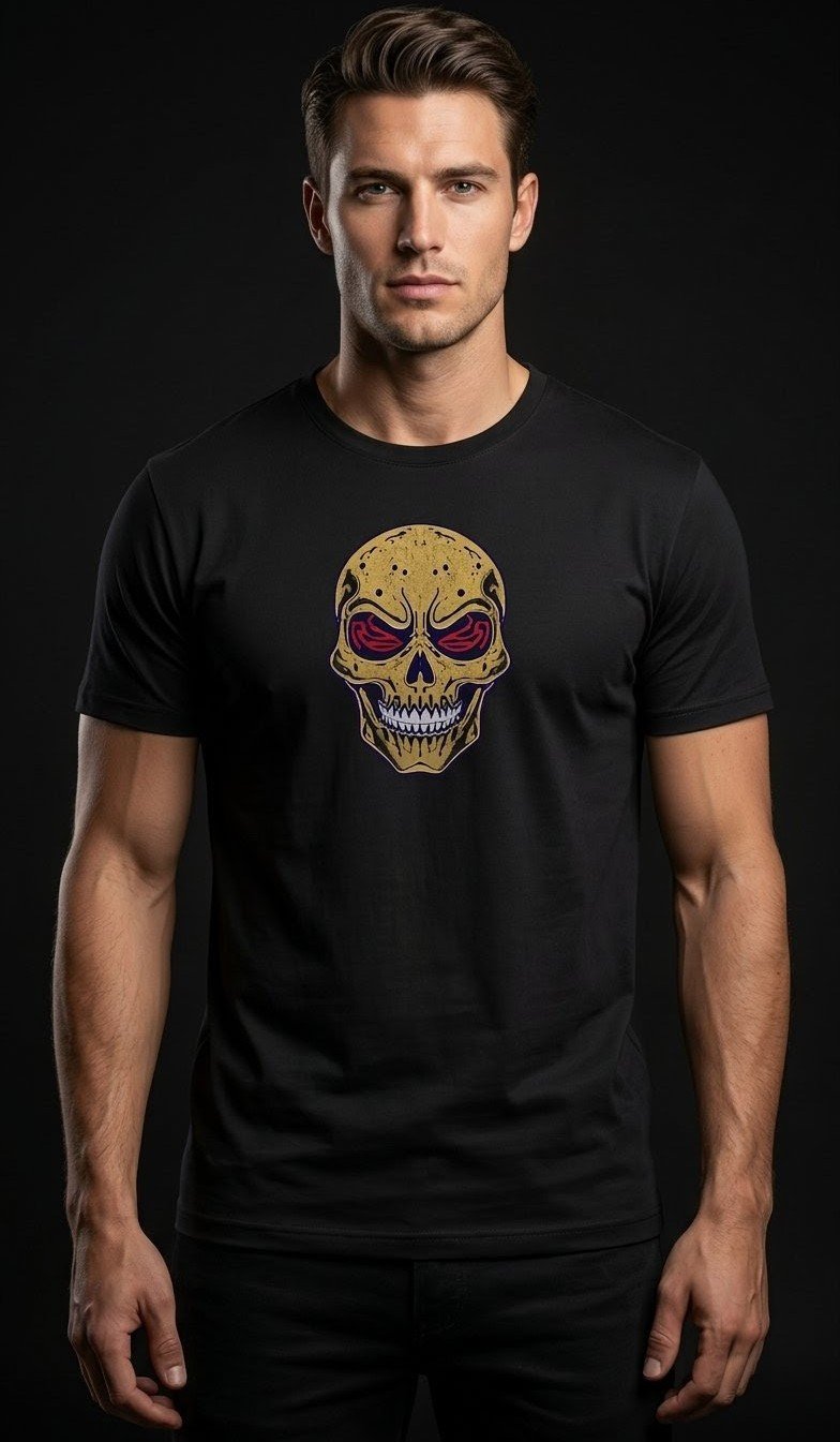 "Golden Reaper — Dare to Be Different" Das Fashion | 180 GSM Premium Cotton | Bio Wash | Round Neck