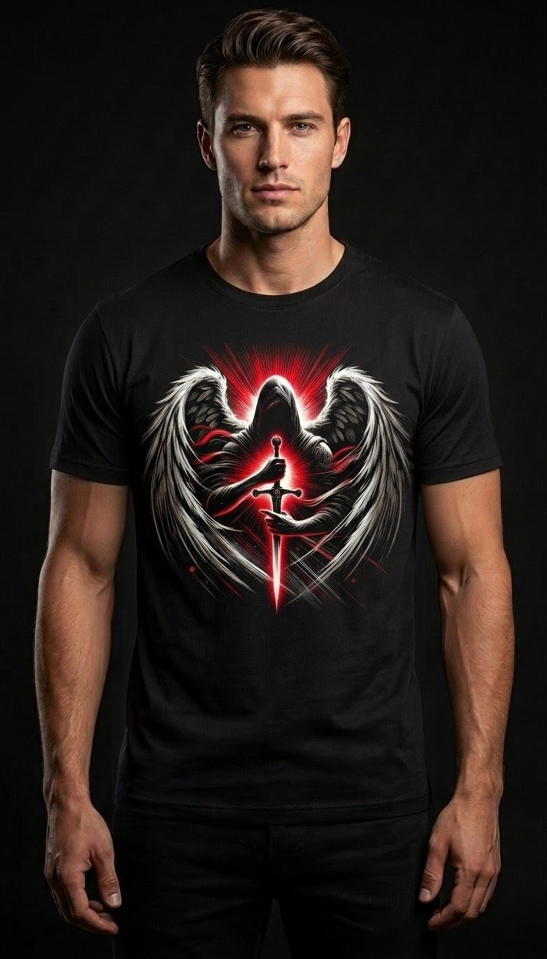 "Rise of the Fallen — Born to Be Legendary" Das Fashion | 180 GSM Premium Cotton | Bio Wash | Round Neck